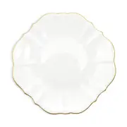 Twig New York Amelie Brushed Gold 7 Bread Canape Plate