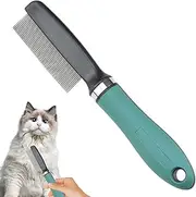 Nit Remover Comb - Convenient Lice Comb | Pet Flea Combs, Stainless Steel Dog Flea Comb, Multifunctional Pet Supplies Puppy Daily Brushing Routine Dematting Detangling Trimming Bathing
