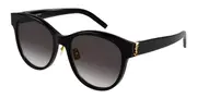 Saint Laurent SL M107/K Asian Fit Polarized 004 Men's Sunglasses Black Size 56