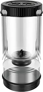 [GOKENA] Pickle and Olive Hourglass Jar, Glass Pickle Jar, Leakproof Airtight Juice Separator, Airtight Hourglass Pickle Juice Separator Canning Jar for Storage Olive, Gherkin, Dill Sliced Pickles
