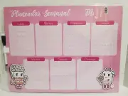 Tokidoki Erasable Board Monthly Weekly Calender Planner Spanish Kawaii Pink New