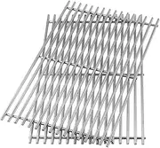 [bbq777] 7MM Solid Stainless Steel Cooking Grates Replacement Parts for Weber Summit 400 Series Summit E/S-440 450 460 470 Gas Grills with a Smoker Box, Replacement Parts for Weber 67550