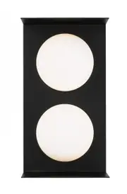 Oreo Dual Light Black Wall Lamp