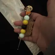 Crochet Hook With Silicone Beads 2.5mm Some Beads Are Glow In The Dark