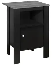 Monarch Specialties Side Table Nightstand