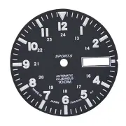 Black Copper Green Luminous Watch Dial for NH36A Automatic Mechanical Movement D