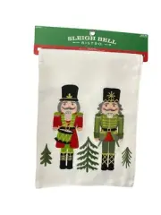 Nutcrackers Table Runner Christmas 70”X13” Sleigh Bell Bistro Red Green New