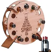 Christmas Tree, Wooden Wine Storage Shelf Insert, Holder for Most Beer Bootles, and Small Bottles of