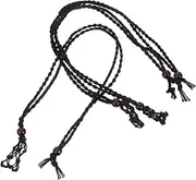 [AUTSUPPL] 3pcs Macrame Cord Necklace Cord Diy Jewelry Making Accessory for Women Crystal Cage Pendant Holder