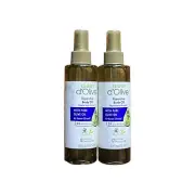 Dalan d'Olive Olive Oil Body Oil in Spray Bottle, 6.8 fl oz Each (Pack of 2)