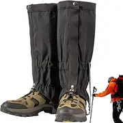 [Generic] Adjustable Leg Gaiters, Waterproof Snow Shoes Leg Gaiters for Hiking, Lightweight Hunting Shoes Gaiters for Hunting, Hiking, Mountaineering