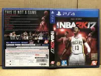 在飛比找露天拍賣優惠-PS4 NBA 2K17 (中文版) 二手