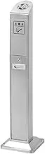 Garbage Cans Floor Standing Ash Column Cigarette Extinguishing Bucket Cigarette Butt Collection Stainless Steel Outdoor Outside Trash Bin