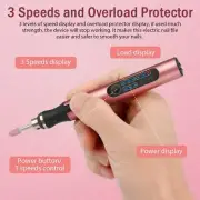 Pro Electric Nail File Drill Manicure Machine Art Acrylic Pedicure Tool Set Kit