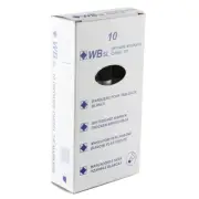 Black Whiteboard Markers Chisel Tip Pack of 10 WX26035