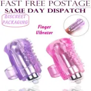 Finger Vibrator Vagina Clitoris Stimulator Massage Wand Clit Women Adult Sex Toy