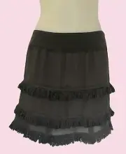 Decjuba Tiered Fringe Skirt; NWT; Size 10