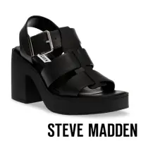 在飛比找momo購物網優惠-【STEVE MADDEN】CROSSOVER 粗帶厚底粗跟