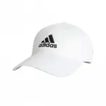 【ADIDAS 愛迪達】帽子 棒球帽 運動帽 遮陽帽 BBALL CAP COT 白 IB3243