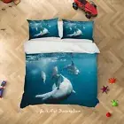 3D Dolphin Seabed Quilt Cover Set Bedding Sets Pillowcases