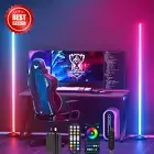 2 Pack Corner Floor Lamp Smart RGB LED Corner Lamp w App/Remote/Button Control