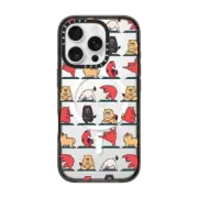 iPhone 16 Pro Impact Case MagSafe Compatible Persian Cat Yoga