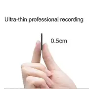 Ultra-thin Professional So Digtal Recorder 32gb Portable Mini Voice Activated Dictaphone Hd Noise Reduce Recording Mp3 Player 16GB