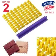Fondant Cake Stamp Number Biscuit Letter Embosser Cookies Alphabet Cutter mould
