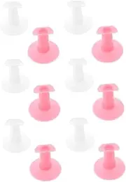Baluue 12pcs Manicure Tools Set Pp Material Nail Art Finger Rest Stand and Easy to Use for Nail Art Beginners and Professionals