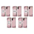 MONIKA STRIGEL FLOWERS AND QUOTES LEATHER BOOK WALLET CASE FOR SAMSUNG PHONES 1
