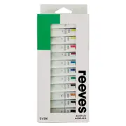 12pc Reeves Acrylic Paint Full colour Spectrum collection Art/Craft set 22ml