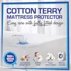 Fully Fitted Waterproof Mattress Protector-Cot/Single/Double/Queen/King/SK