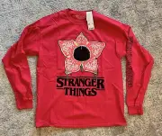 Stranger Things Long Sleeve Demogorgon Tee Urban Outfitters Large