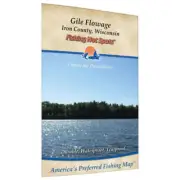 Gile Flowage (Iron Co) Fishing Map-G111