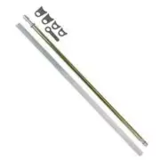 Window net installation kit -- spring loaded pin