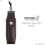 "電筒魔" 全新 公司貨 法國OPINEL ALPINE SHEATH 窄型皮革套 #OPI_002178