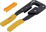 Flat Ribbon Cable Crimper High Carbon Steel Hand Wire Arranging Pliers with Die Holder for Professional Electricians