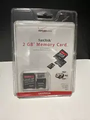"New" Verizon SanDisk 2GB Memory Card & MobileMate Micro Memory Card Reader