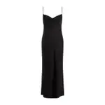 [Alexander Mcqueen] Alexander Mcqueen-Black Silk Evening Dress-Donna 38 IT