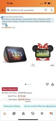 Echo Show 5 Kids Bundle: Includes Echo Show 5 (3rd Gen, 2023 release) Kids |