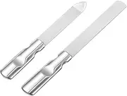 VALICLUD Thick Nails Double Sided Metal Nail File Buffer Manicure Pedicure Tool Set