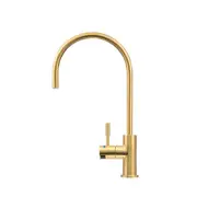 PURETEC Kitchen Filter Tap - Goose Neck Single Lever - DFU285 Brushed Gold