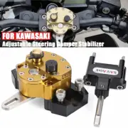 CNC Adjustable Steering Damper Stabilizer Safety Control For KAWASAKI Z250 Z300