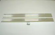 1963-1964 Corvette Door Sill Plates Pair 13 Groove Made in the USA 4 Holes