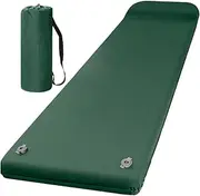 Camping Air Mattress - Soft Foam Inflatable Sleeping Mat | Lightweight Travel Air Bed with Pillow, Camping Gear for Home Car Tent Backpacking