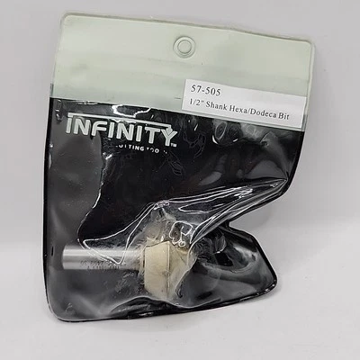 NEW Infinity Tools 57-505 1/2" Shank Bird Mouth Router Bits 30^