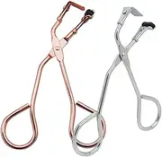 Healeved 2Pcs Eyelash Curlers for Women Portable Eyelash Makeup Tool Easy to Use Eyelash Curler with Design for Daily Makeup Routine for Ladies