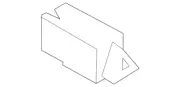 Genuine Volkswagen Hazard Switch 5M0-953-509-B (for: Volkswagen)
