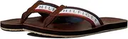[Tommy Hilfiger] Men's DAZZY Flip-Flop, Dark Cognac, 12