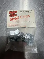 Qual.Craft Shelf Clips Adjustable on 1/2" Centers Shelving Bracket Clips
